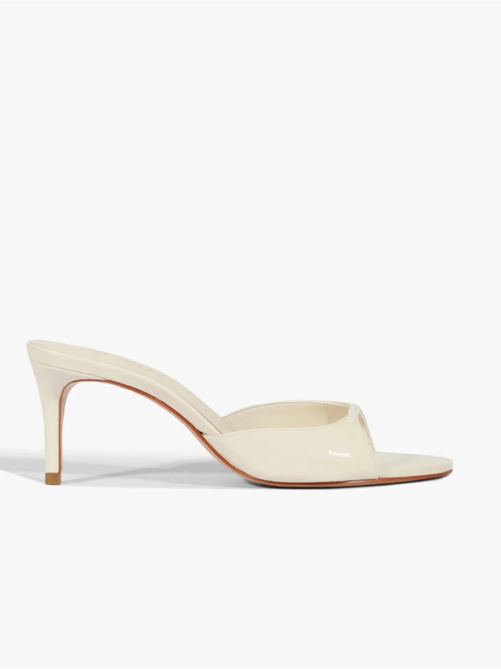 SCHUTZ ARLETTE MULE PATENT LEATHER SANDAL
